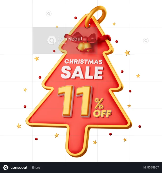 11 Percentage Special Offer  3D Icon