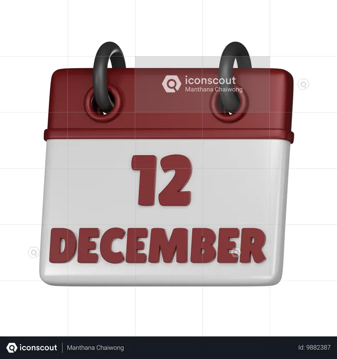 12月12日  3D Icon