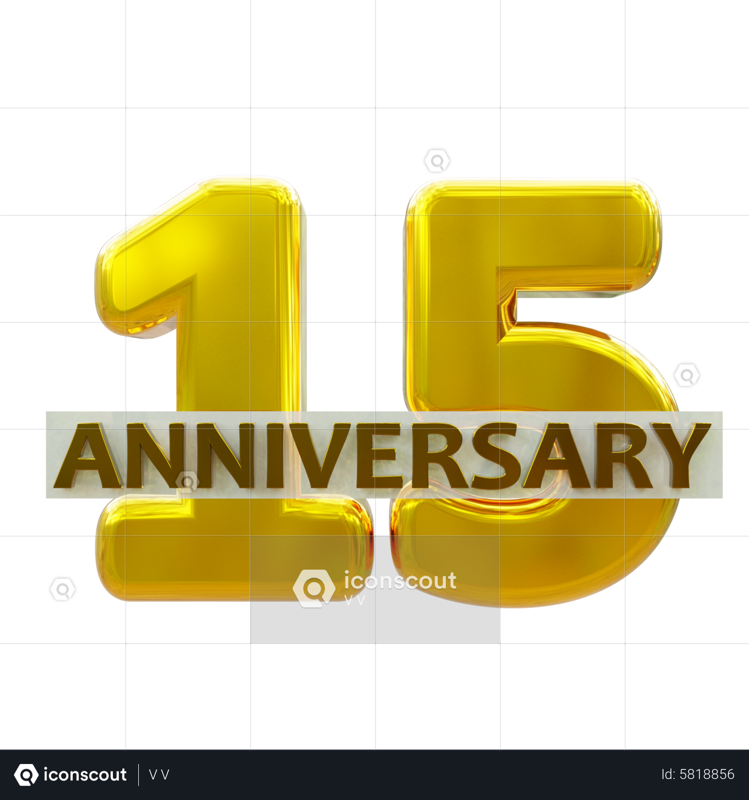 15 Years Anniversary Vector Design Images, 15 Years Anniversary Celebration  Vector Logo Design Template, Text, Seal, Clean PNG Image For Free Download