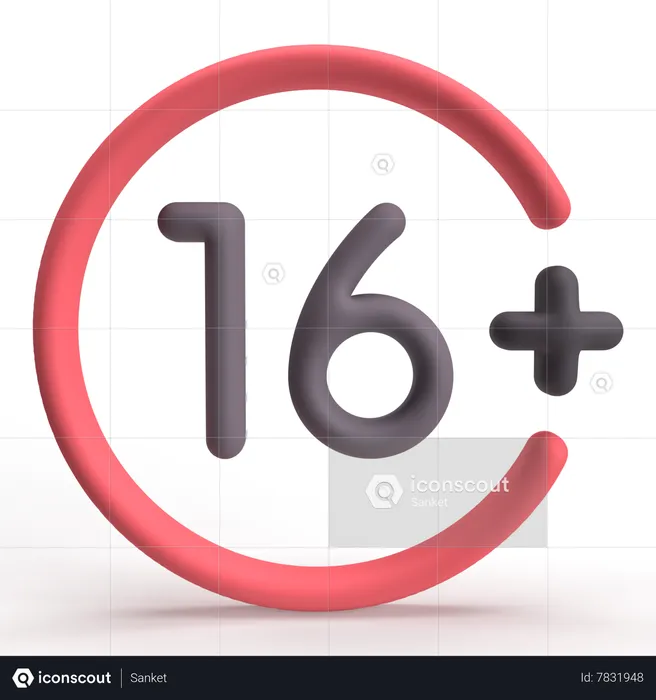 16+  3D Icon