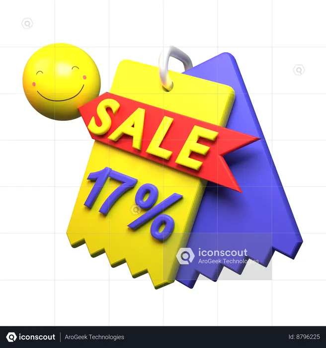 17% Discount  3D Icon