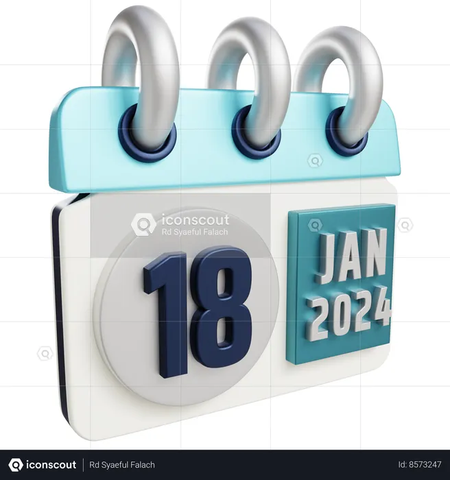 18 de enero de 2024  3D Icon