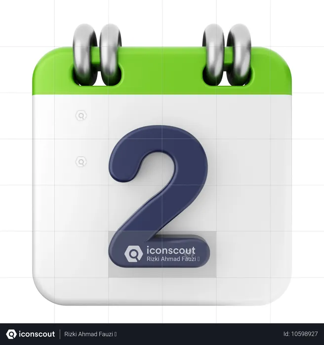 2° Calendario  3D Icon