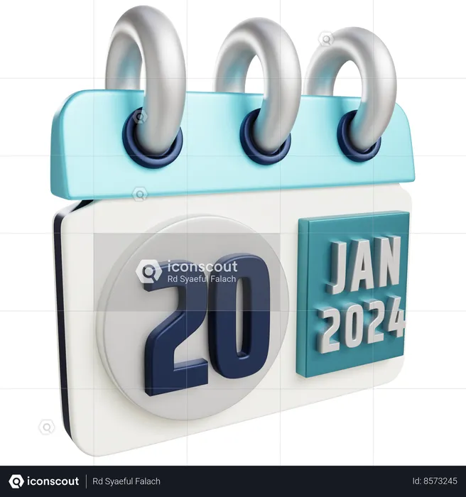 20 de janeiro de 2024  3D Icon