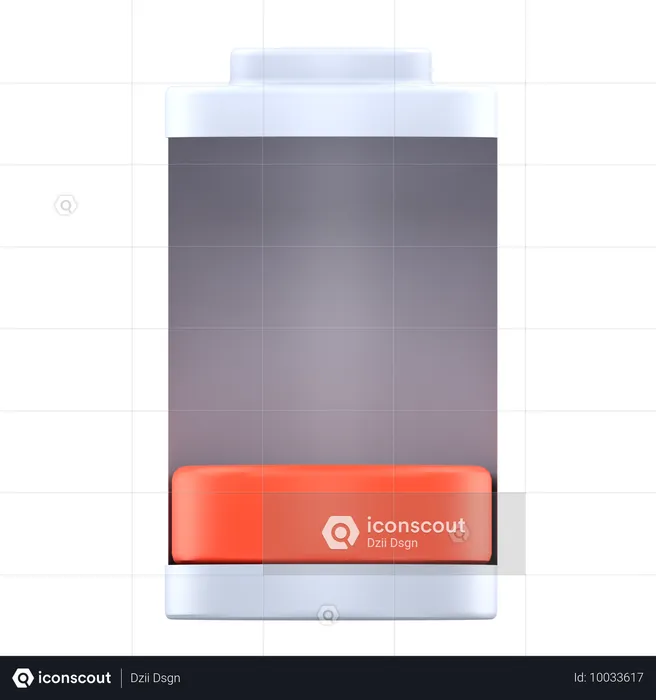 20 % d'état de la batterie  3D Icon