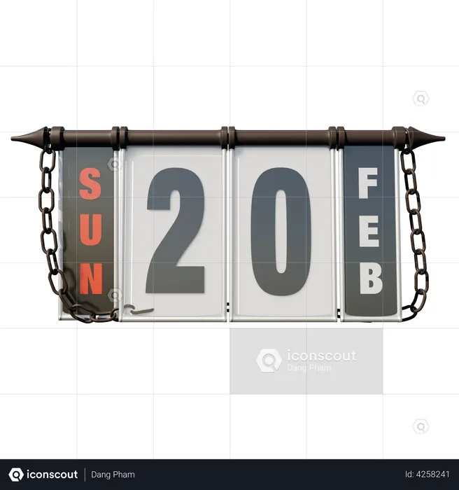 20. Februar 2022 So  3D Illustration