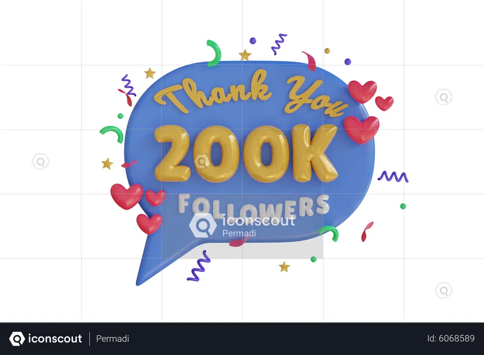 200.000  3D Icon