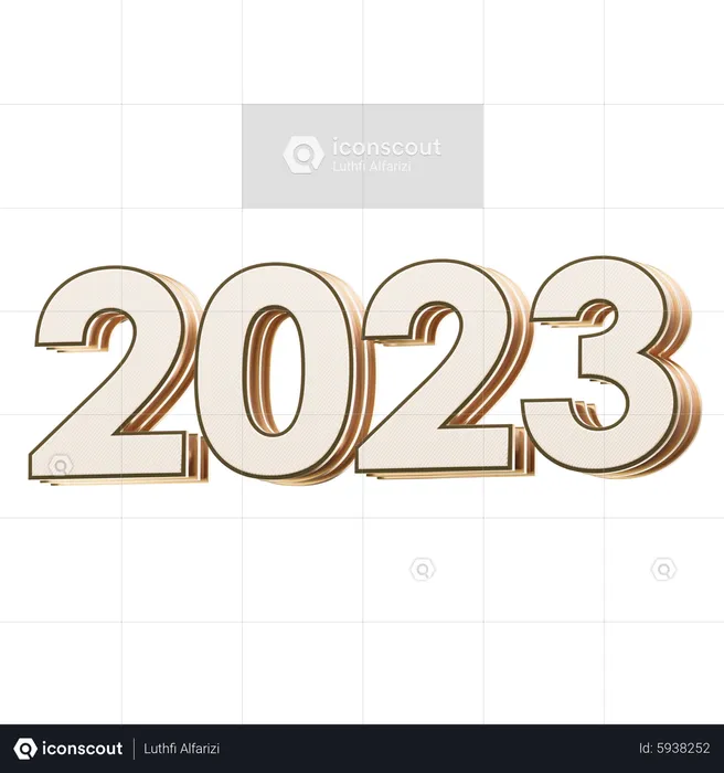 2023  3D Icon