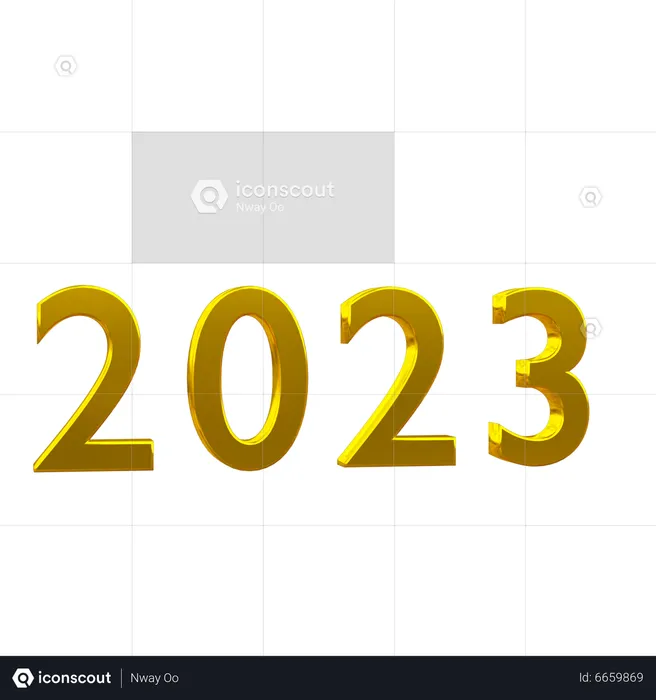 2023  3D Icon