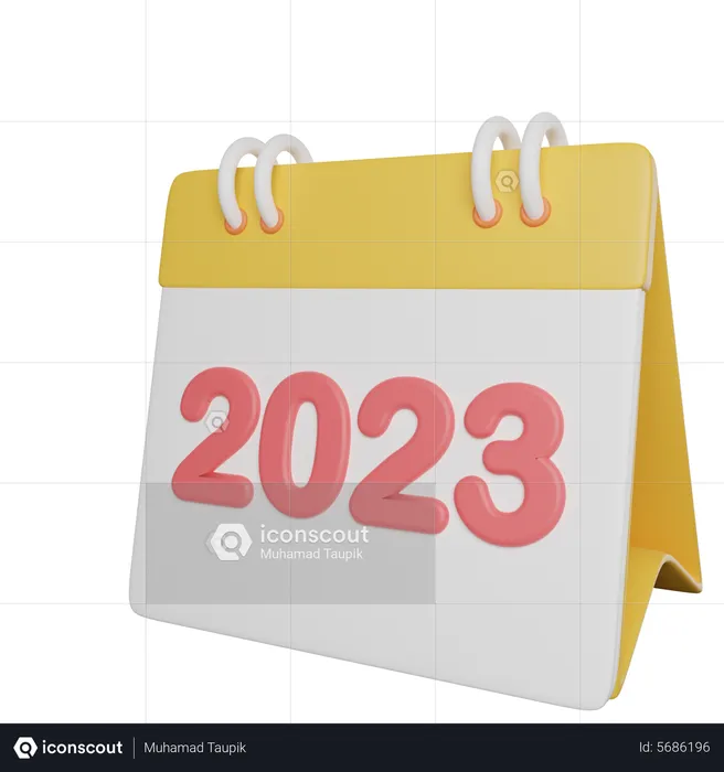 2023 Calendar  3D Icon