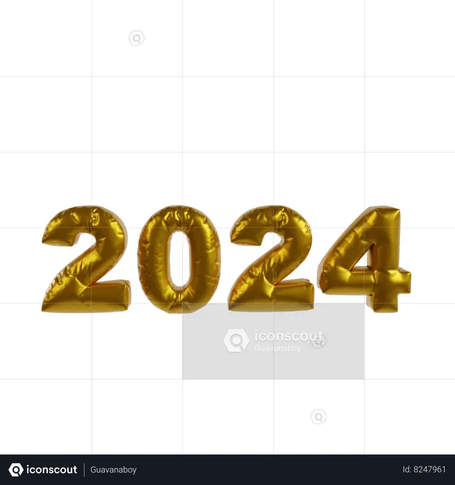 2024  3D Icon