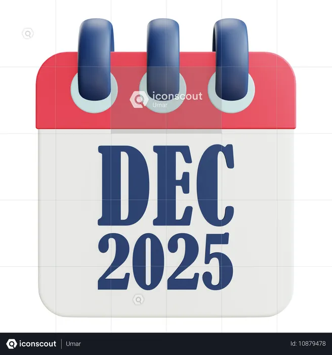 Kalender 2025  3D Icon