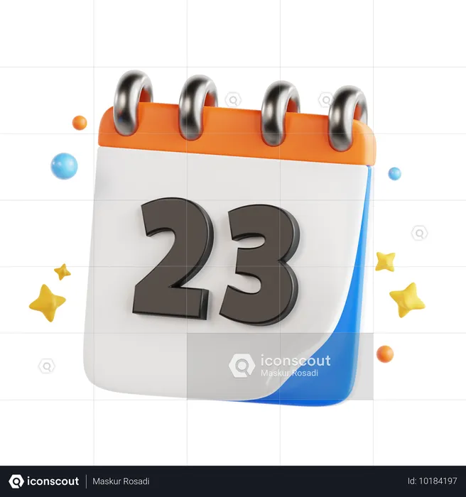 23日  3D Icon