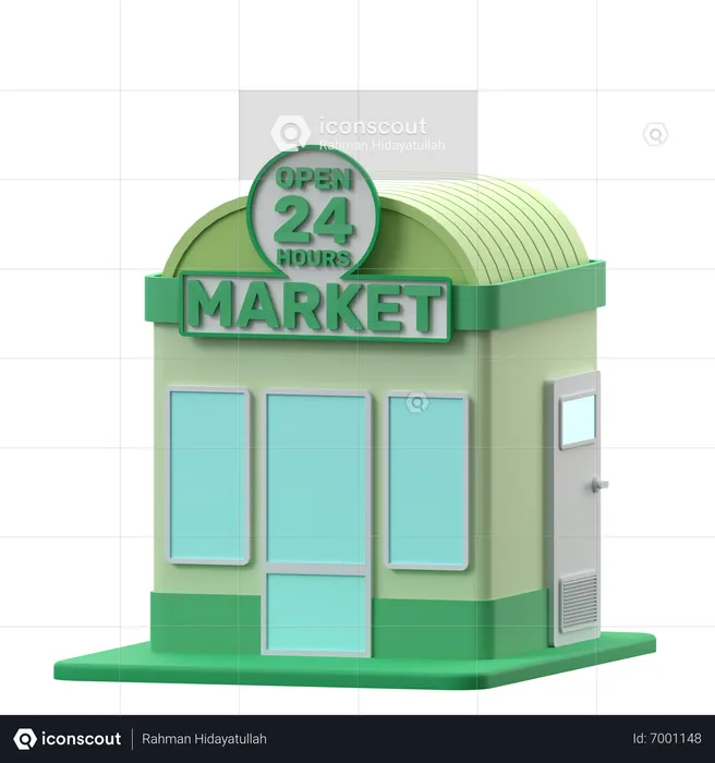 24H Shop  3D Icon