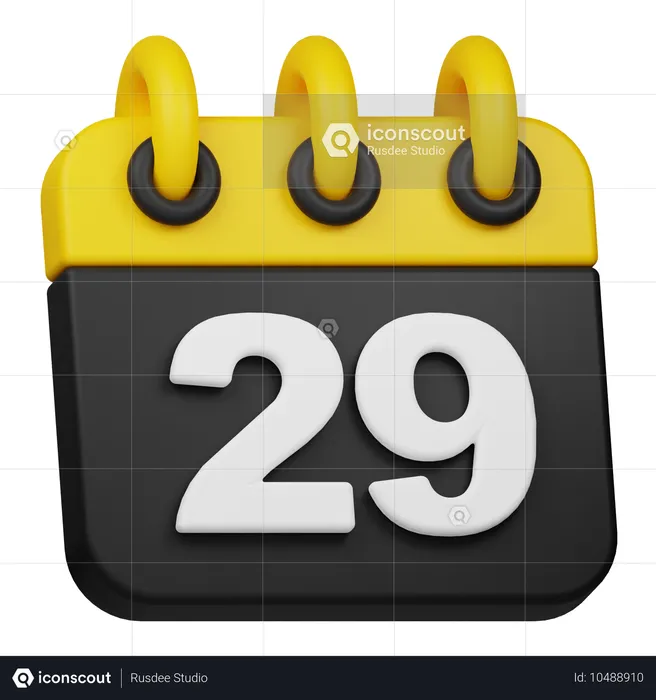 29. November  3D Icon