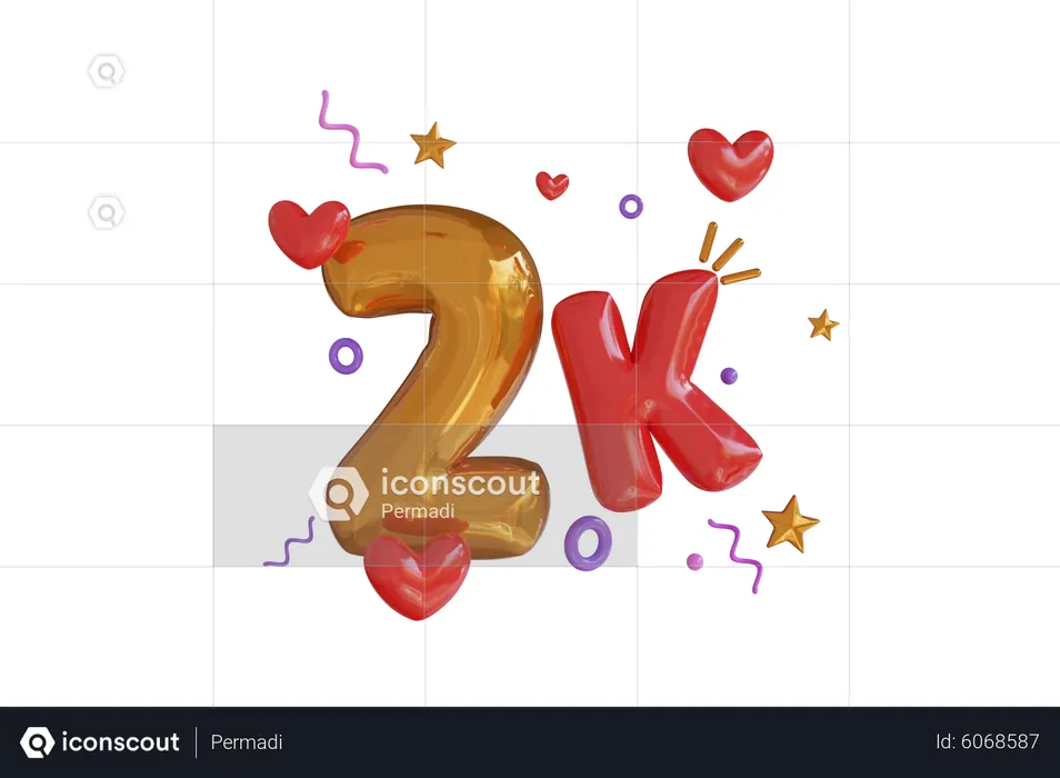 2K  3D Icon