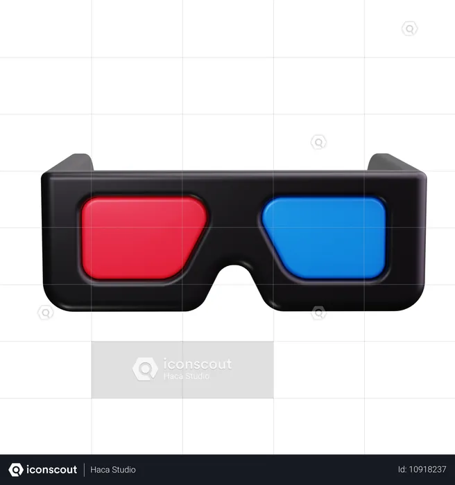 3D-Brille  3D Icon