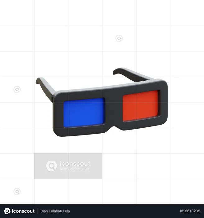 3D-Brille  3D Icon