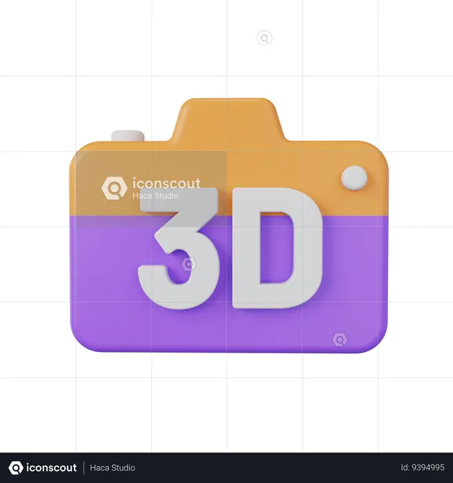 3 D Camera  3D Icon
