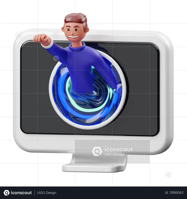 3 D Computer  3D Illustration