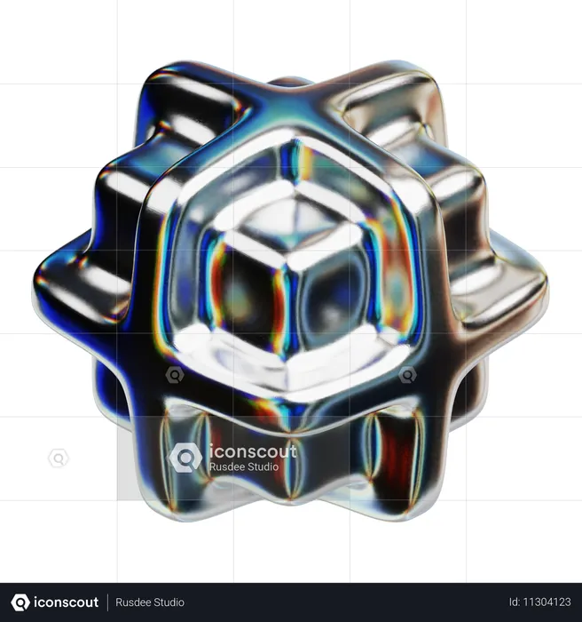 3 D Cube  3D Icon