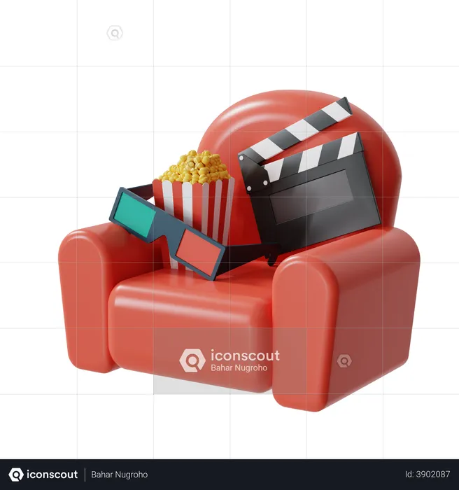 3 D Movie  3D Illustration