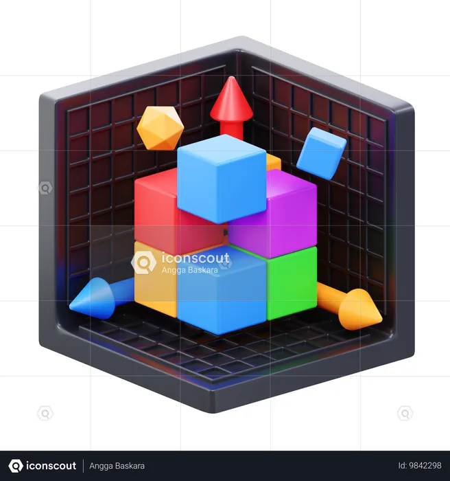 3 D Objekte  3D Icon