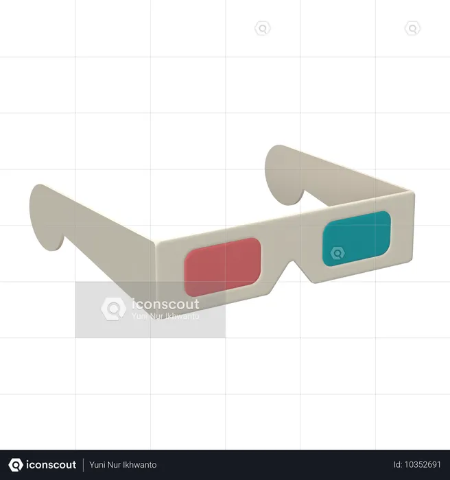 Óculos 3d  3D Icon