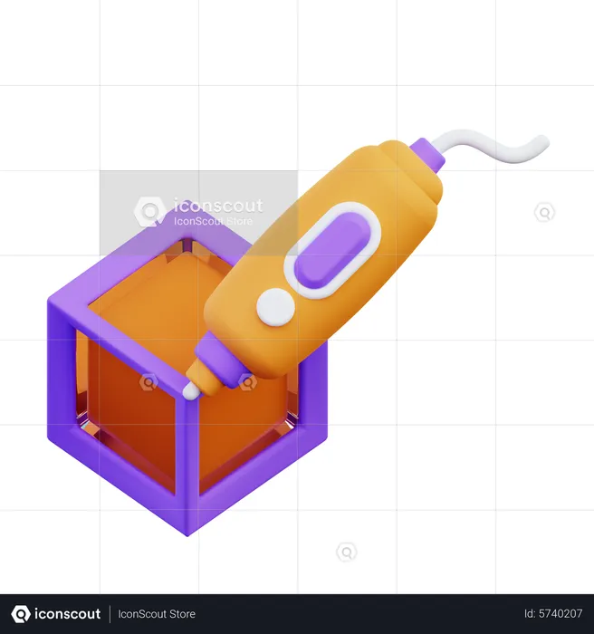 3 D Pen  3D Icon