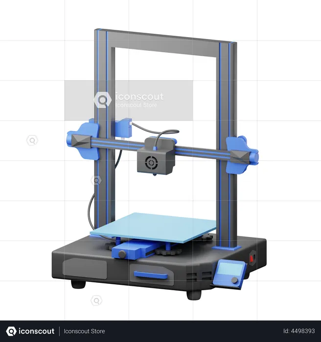 3 D Printer  3D Illustration