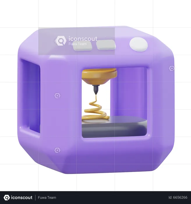 3 D Printer  3D Icon