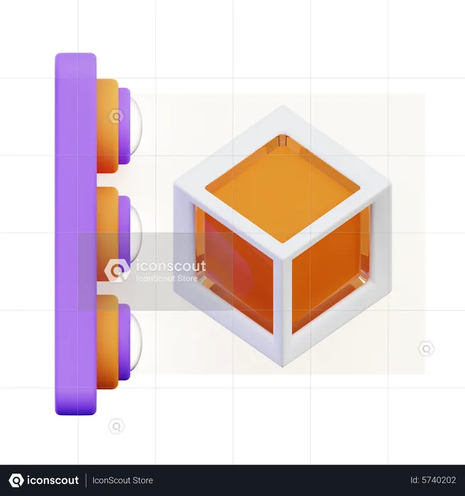 3 D Scanning  3D Icon