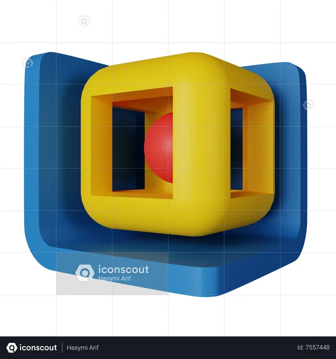 3D-Würfel  3D Icon