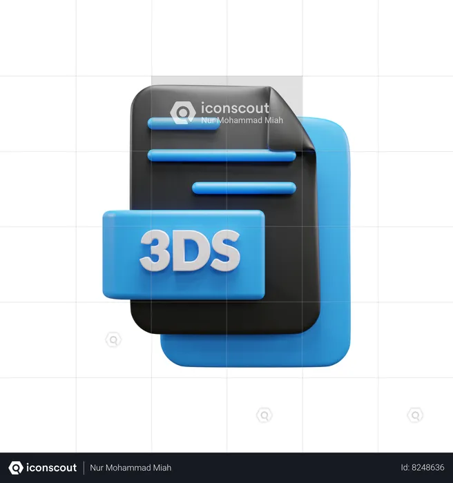 Archivo 3ds  3D Icon