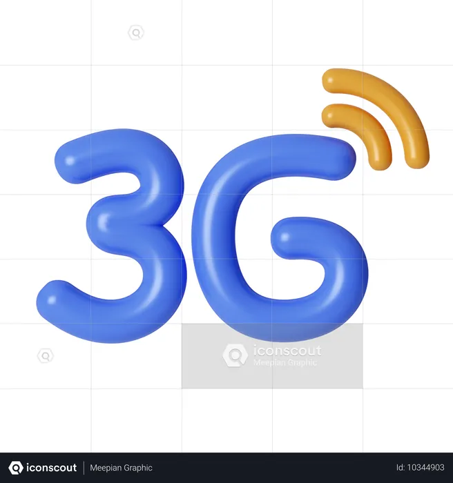 3 G Network  3D Icon