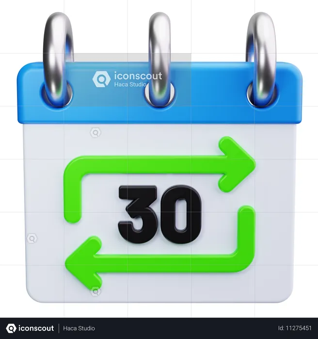 30 Tage Rückgaberecht  3D Icon