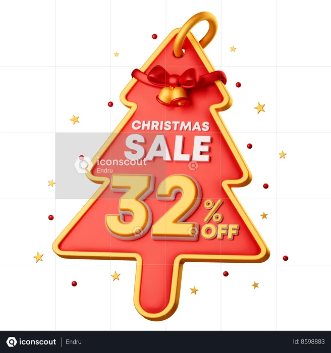 Oferta especial del 32 por ciento.  3D Icon