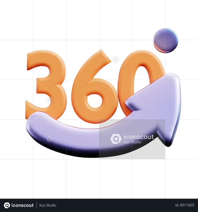 360  3D Icon