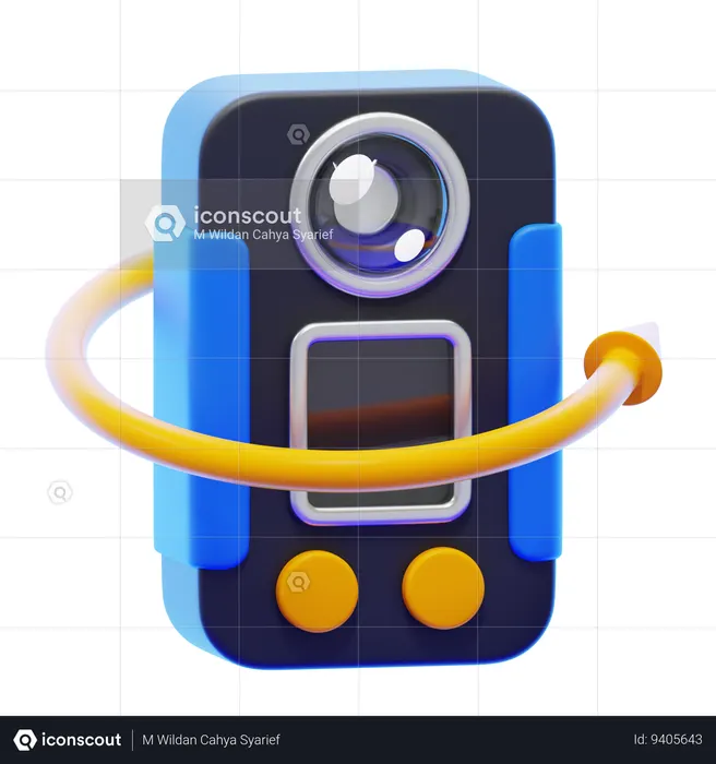 360 CAMERA  3D Icon