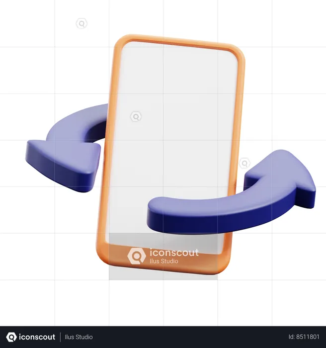 360 Handphone  3D Icon