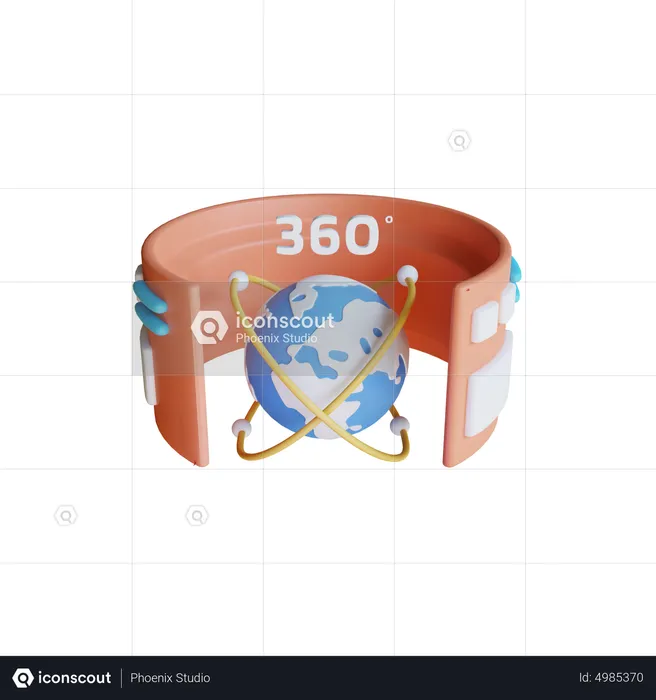 360 Image  3D Icon