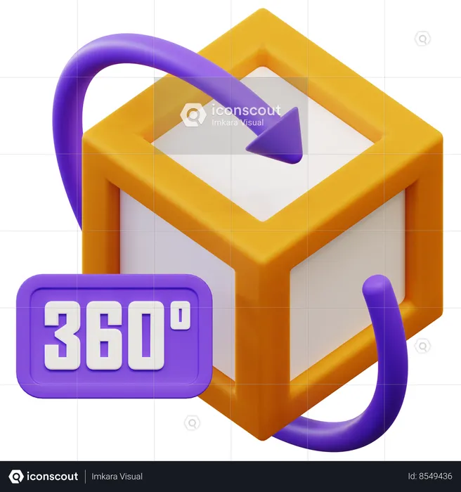 Vue 360  3D Icon