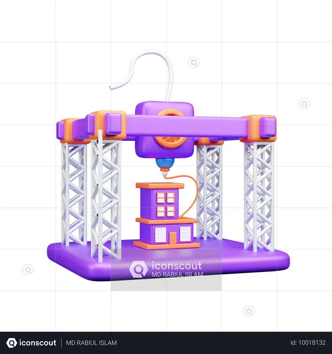 3D Architecture  3D Icon