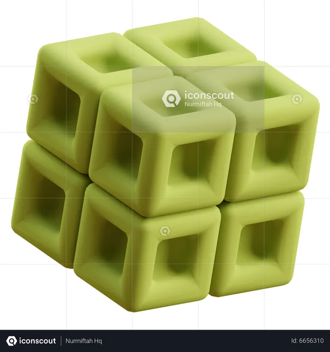 Cube 3D  3D Icon