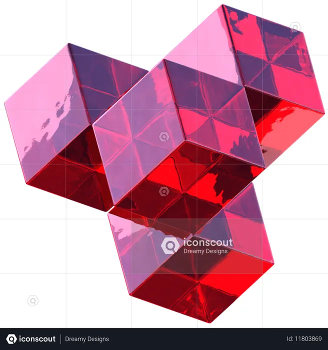 3D Cube  3D Icon