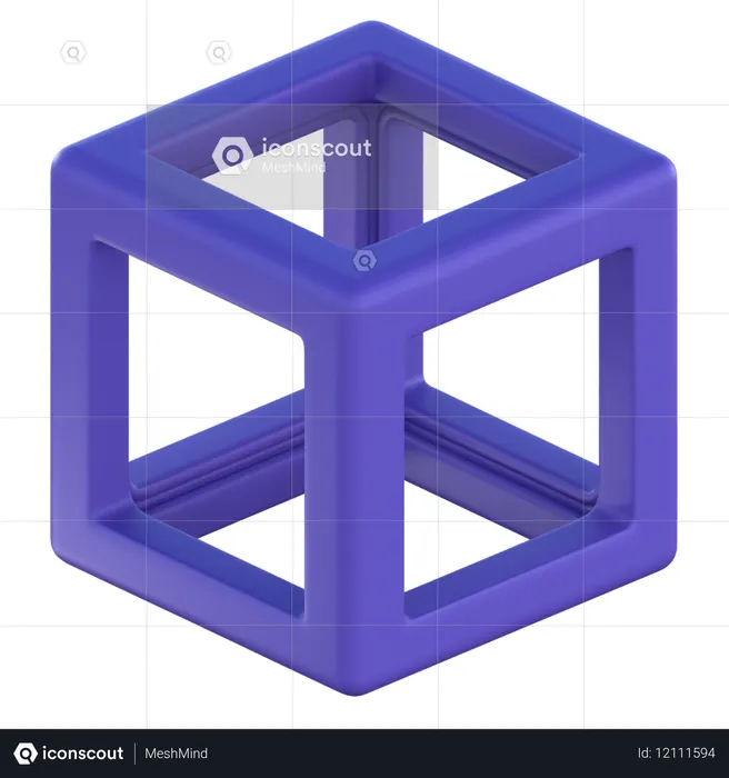 3D Cube  3D Icon