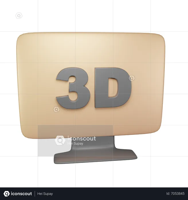 3D-Entwurf  3D Icon