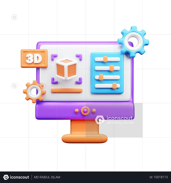 3Dデザイン  3D Icon