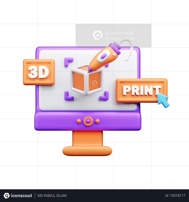 Impresión 3D  3D Icon