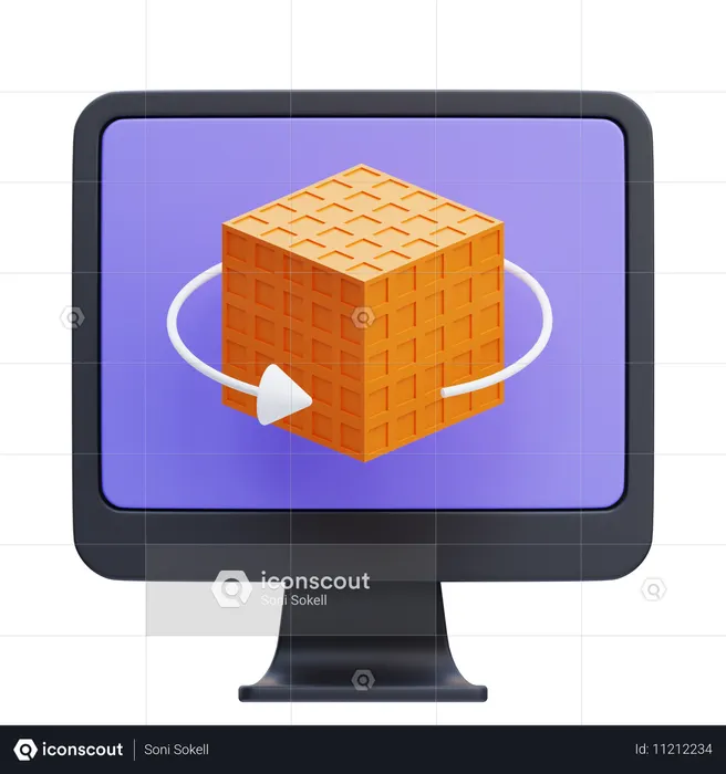 3Dオブジェクト  3D Icon